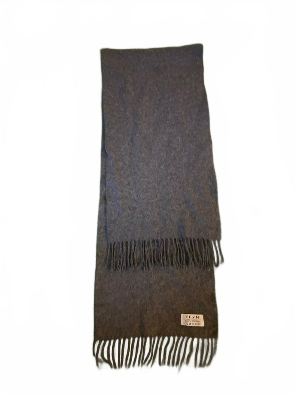 Luxury ELGIN cashmere fringe scarf - 100% cashmere - 1ft x 4ft
